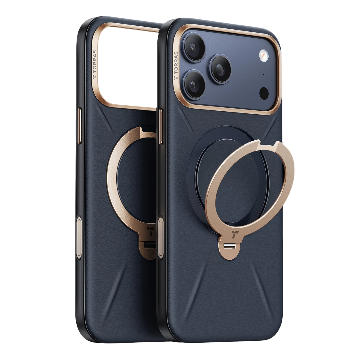 Torras Apple iPhone 17 Pro Max O Stand Spin VegSkin Serisi Magsafe Kılıf